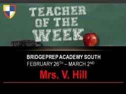 Teacher of the Week